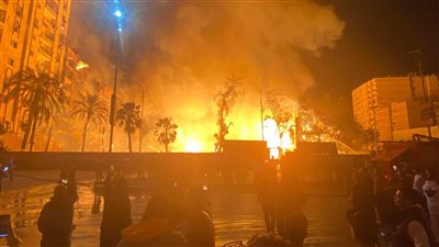 بعد حريق لوكيشن تصوير مسلسل 