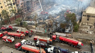 مشهد من فيلم سينمائي.. القصة الكاملة لحريق استوديو الأهرام: النار أضاءت السماء|صور