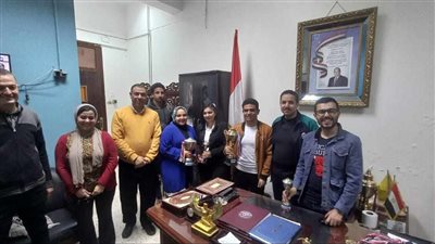 هندسة المنيا تفوز بكأس البطولة في مسابقة الشطرنج 
