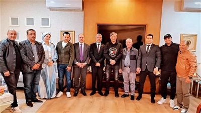 مصطفى يونس يزور نادي محافظة الفيوم 