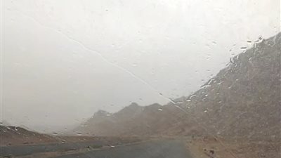 سقوط أمطار على سانت كاترين وإعلان حالة الطوارئ بجنوب سيناء