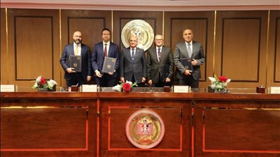 وزير العدل يشهد مراسم توقيع بروتوكول تعاون مع البنك المركزي المصري