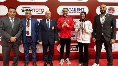 وزير الرياضة يهنئ منتخب الكاراتيه بالحصوله على بطولة الدوري العالمي بتركيا