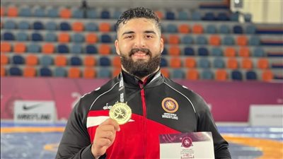 الدبابة ادهم ساري بطل أفريقيا للمصارعه  للعام الثالث على التوالي