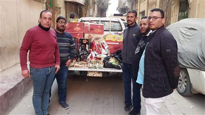 ضبط سلع غذائية منتهية الصلاحية وغير صالحة للاستهلاك بالفيوم 