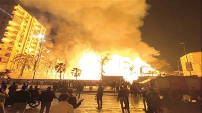 حريق 10عقارات و 46 شقة..  النيابة تكشف عن خسائر حريق ستوديو الأهرام