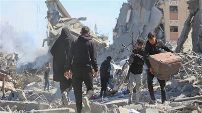 صحة غزة تعلن عن نشوب حريق عند بوابة مجمع 