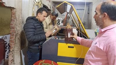 ضبط مصنع بدون ترخيص لتصنيع الأكياس البلاستيك  بالبحيرة 