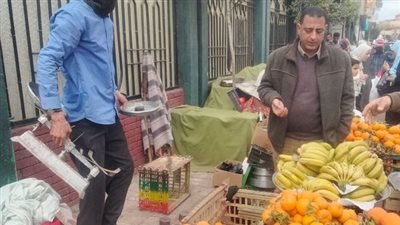 إزالة 418 إشغال طريق بالبحيرة  