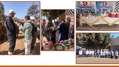 تنظيم قافلة بيطرية علاجية مجانية بمركز ديرب نجم في الشرقية