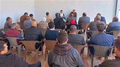  إجتماعا بشأن موقف محطة معالجة صرف صحي المعدية بإدكو