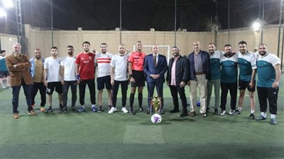 عميد طب القاهرة يطلق ضربة البداية لافتتاح الدورة الرمضانية لكرة القدم