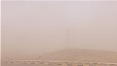 عاصفة ترابية تضرب مدينة مرسى علم