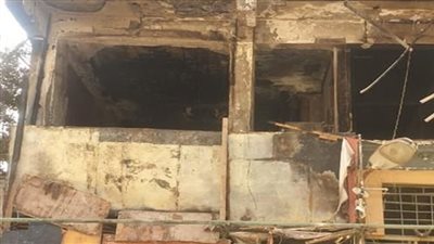 النيابة تعاين موقع حريق عقار شامبليون للوقوف على أسبابه