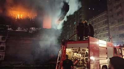 السيطرة على حريق شقة سكنية في شبرا الخيمة 
