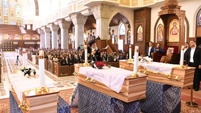 وزيرة الهجرة تشارك في مراسم جنازة الرهبان المصريين الثلاثة في جنوب إفريقيا