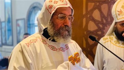 أسقف ميت غمر يشهد احتفالية عيد الصليب بكنيسة الملاك ميخائيل..شاهد