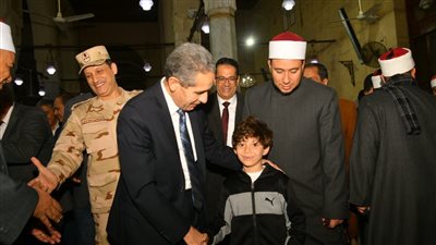 محافظ الغربية يشهد احتفال ذكرى العاشر من رمضان بالمسجد الأحمدي