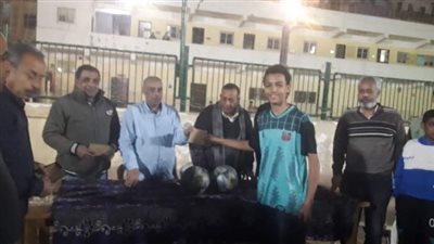 ختام الدورة الرمضانية فى خماسى كرة القدم والبلياردو بمركز شباب جرجا