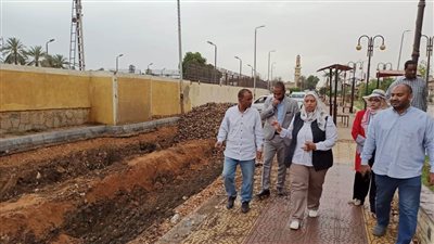 نائب محافظ أسوان تتابع معدلات إنجاز مشروعات الخطة الاستثمارية بمركز دراو