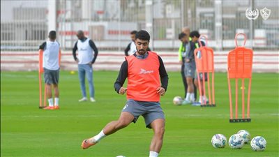 فقرات خططيه متنوعة فى تدريبات الزمالك 