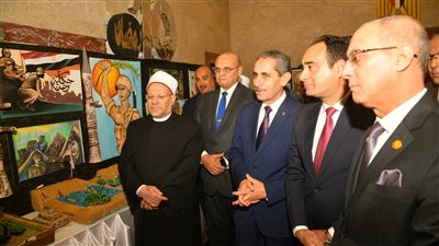 إفتتاح معرض ذكرى انتصارات العاشر من رمضان بالمركز الثقافي بطنطا