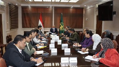 محافظ القليوبية يعقد اجتماعاً لمتابعة تنفيذ بروتوكول التعاون مع الري