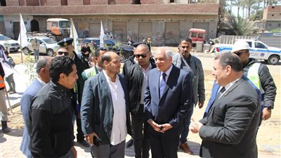 محافظ الجيزة يتفقد نسب تنفيذ أعمال تطوير وتوسعة طريق مصر أسيوط السريع