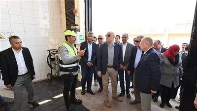 وزير الإسكان يتفقد محطة مياه سرياقوس بمركز الخانكة بمحافظة القليوبية 
