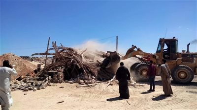 حي جنوب الغردقة يسترد ٦٥٠ متر مربع املاك دولة