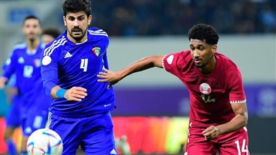 التعادل يحسم الشوط الأول من مباراة قطر والكويت