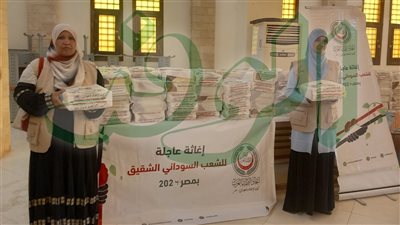  توزيع 300 وجبة غذائية بوادى كرار على الأسر السودانية بأسوان 