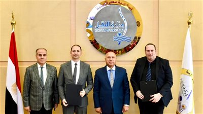 وزير النقل يشهد توقيع مذكرة وضع حجر الأساس لإنشاء منطقة صناعية لوجيستية تركية بجرجوب