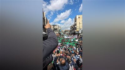 أردنيون يشاركون بمسيرات كبيرة لنصرة غزة