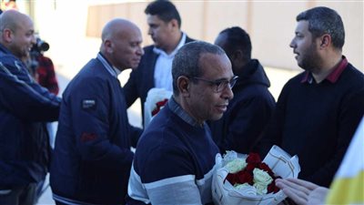 بالورود .. استقبال بعثة الإسماعيلي في ليبيا