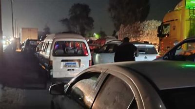 إعادة الحركة المرورية على الطريق الزراعي السريع