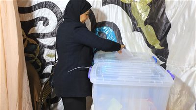 إقبال المحامين  على التصويت لاختيار النقيب وأعضاء المجلس.. صور