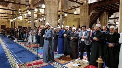 صلاة العشاء والتراويح بالجامع الأزهر في الليلة الـ14 من رمضان (بث مباشر)