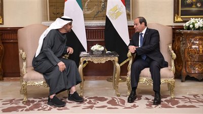 تفاصيل مباحثات الرئيس السيسي والشيخ محمد بن زايد