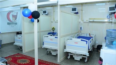 التوسع في أقسام العنايات المركزة بمستشفيات سوهاج الجامعية 