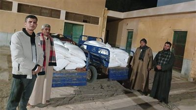 ضبط طن ونصف الطن سماد زراعي قبل بيعه في السوق السوداء بالفيوم 