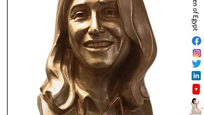 «المرأة العربية» تقتنى مجموعة تماثيل نصفية  للفنانة التشكيلية مي عبدالله