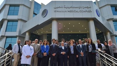 وفد فرنسي طبي يتابع منظومة التأمين الصحي الشامل بالإسماعيلية 