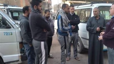 انتظام حركة سيارات الأجرة والسرفيس داخل مواقف الشرقية 