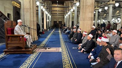 درس التراويح بالجامع الأزهر: نعمة الوقت لا يحرم منها إلا شقي ولا يستفيد منها إلا تقي