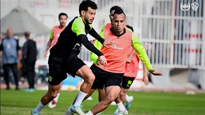 دونجا لم يشارك فى التدريبات بقرار من طبيب الزمالك 