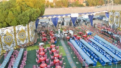 أكبر قرى حياة كريمة بالأقصر تشهد إقامة حفل إفطار جماعي للأهالي