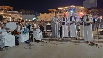 عرض فني لفرقة عرب الفيوم البدوية ضمن ليالي رمضان بميدان السواقي 