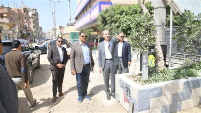 محافظ الغربية يتابع مشروعات الرصف والتطوير بمركز طنطا
