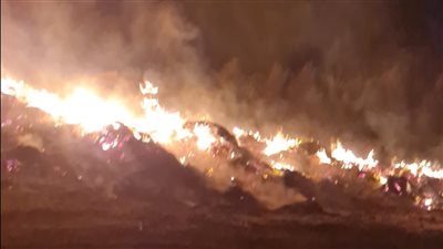 إخماد حريق بالقصاصين دون إصابات 